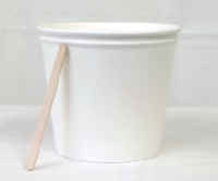 Medium-Sized Paper Mixing Bucket with Stir Stick